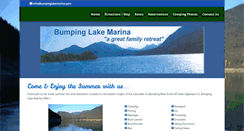 Desktop Screenshot of bumpinglakemarina.com